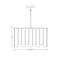 Z-Lite Viviana Chandelier, 8-Light, 19.75 In.W x 12 In.H, Rubbed Brass/Alabaster 345P20-RB - alternate 2